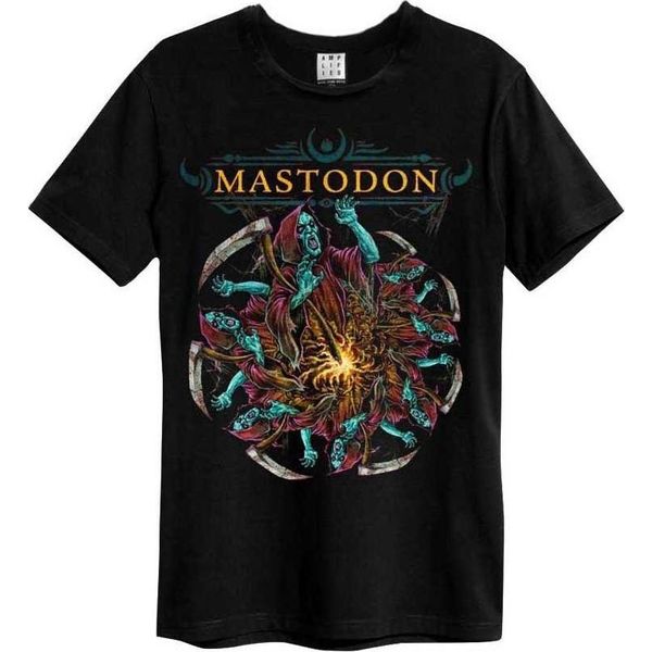 Mastodon - Maglietta "Grim Reaper"" Per Uomo/Donna Unisex GD1511 (L) (Nero)"-image