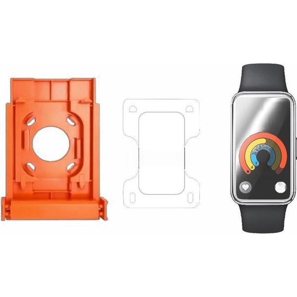 Inf Pellicola Protettiva In Idrogel Per Huawei Band 10, 2 Pezzi, Con Applicatore-image