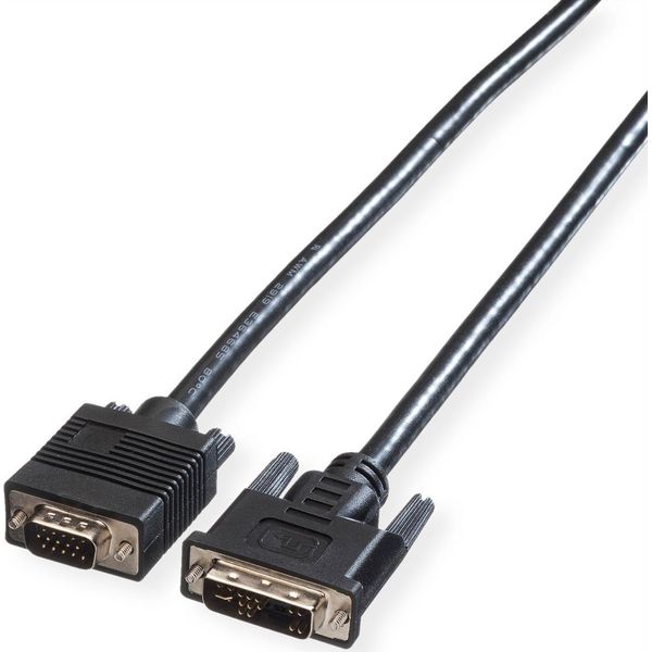Roline Cavo DVI-VGA, Dvi (12+5) St - HD15 St, 3 M-image
