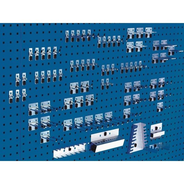 Assortimento Di 80 Pezzi Di Portautensili Per Piastre Forate Bott-image