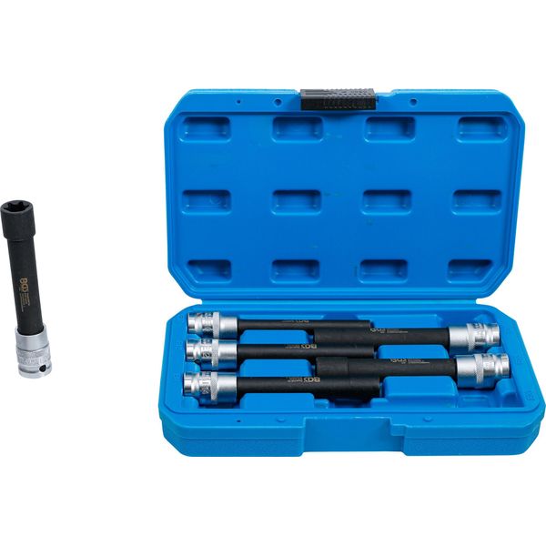 Bgs Technic Set Di Chiavi A Bussola Extra Lunghe Con Profilo A E - 12,5 Mm - E20 - 6 Pezzi - 2028-image