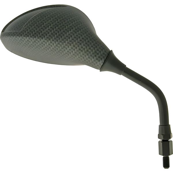 Specchio Flash Destro M8 Carbon Look Filettatura Corta-image