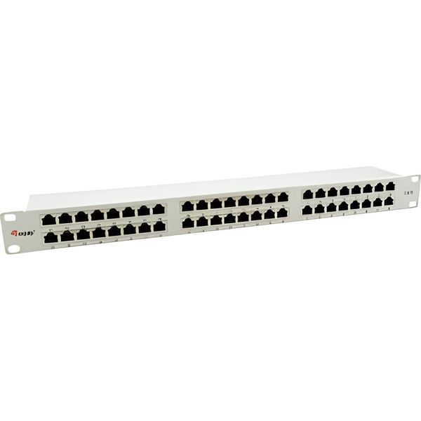 Equip Pro - Pannello Patch - Montabile A Rack - Cat 6 - Stp - RJ-45 X 48 - Grigio Chiaro - 1U - 48,3 Cm (19") (326349)"-image