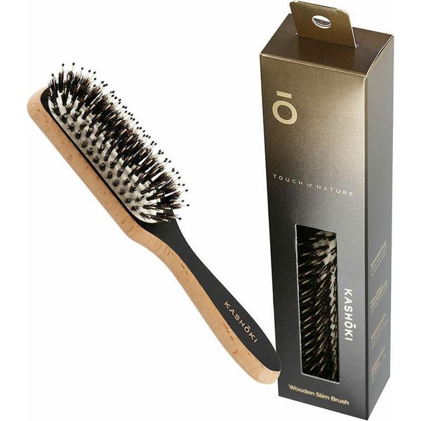 KashōKi Hair Brush Touch Of Nature Slim - Spazzola Districante In Legno-image