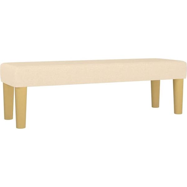 Syfax™ Panca Crema 100X30X30 Cm In Tessuto-image