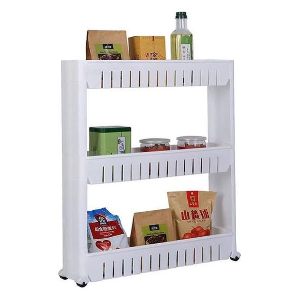Scaffale Da Bagno Mobile Da Cucina Su Ruote Libreria-image
