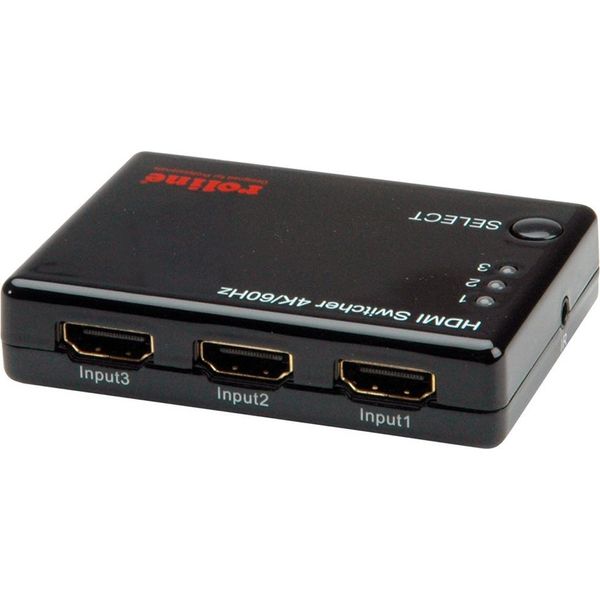 Commutatore Hdmi 4K Roline, A 3 Vie-image