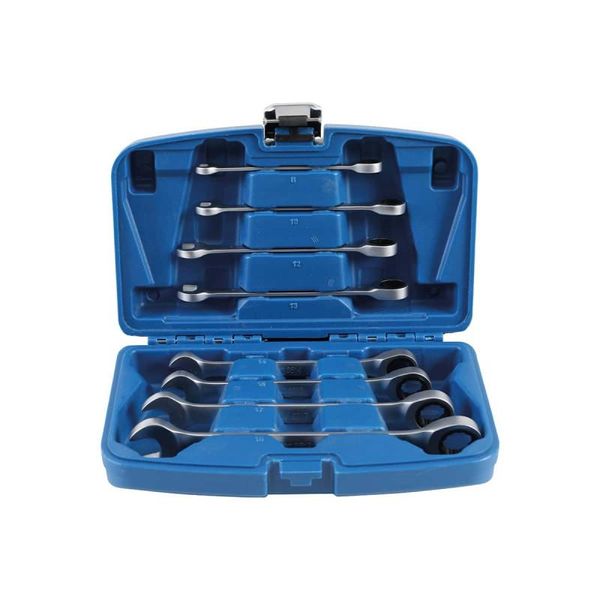Bgs Set Di Chiavi Ad Anello A Cricchetto Sw 8 - 19 Mm 8 Pz - 6540-image