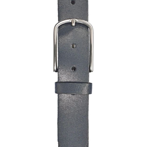 Vanzetti Pelle Cintura Glitter Radiance 35Mm Metallic Belt W95 Marine / Silver Metalic Argentato Multicolore-image