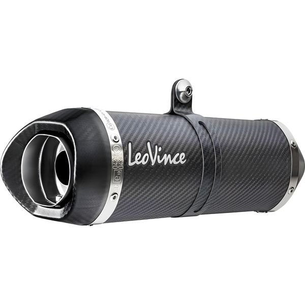 Marmitta Completa Leovince Lv One Evo Carbon Omologata Per Honda Cb 125R-image