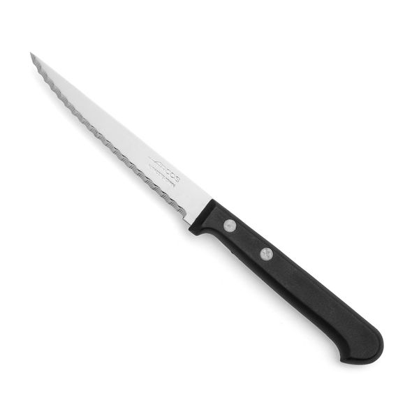 Coltello Posteriore Arcos Da Tavolo 803000 Monoblocco In Un Unico Pezzo Di Acciaio Inox E Lama Di 11 Cm In Scatola-image