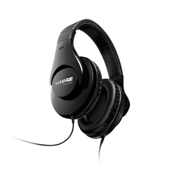 Shure SRH240A, Cablato, Musica, Cuffie, Nero-image