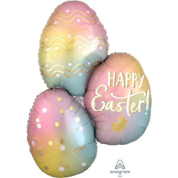 Palloncino Regalo Happy Easter 88 Cm - Amscan-image