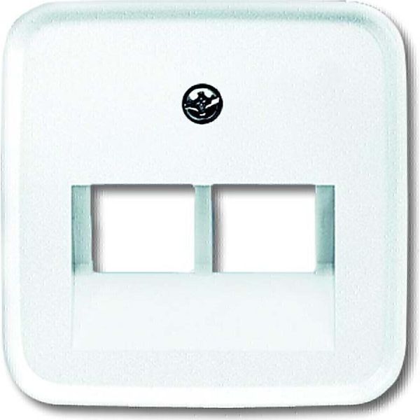 BUSCH-JAEGER Piastra Centrale Uae/Iae 2F Reflex Si Aws Glz-image