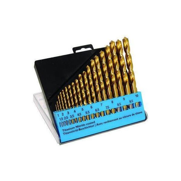 Set Di Punte Elicoidali In Metallo C.K Hss 19 Pezzi T3291 Tin Din 338 Gambo Diritto 1 Set (T3291)-image