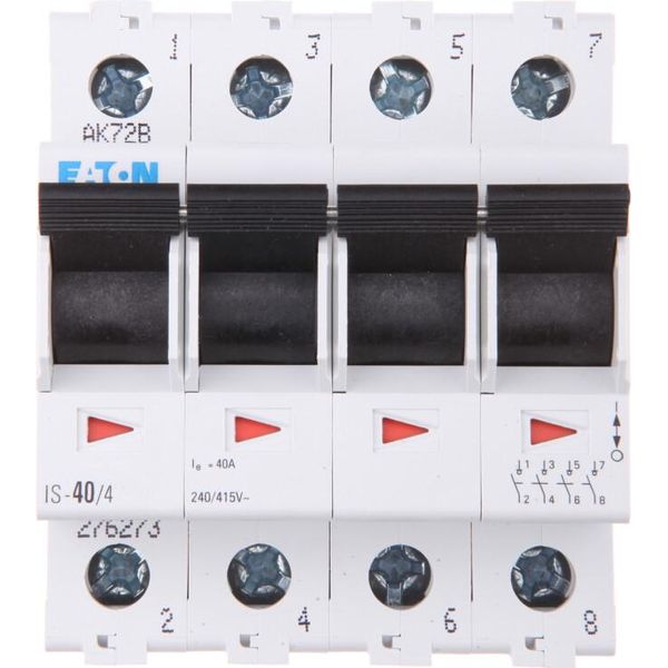 Interruttore Principale Eaton Grigio A 4 Poli 40 A 400 V 276273 (276273)-image