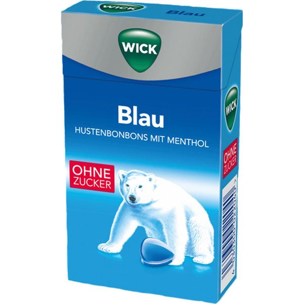 Wick Blue Mentolo Pastiglie Per La Gola Senza Zucchero Con Mentolo Puro 46 G-image