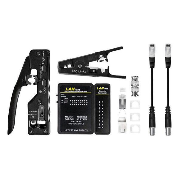 Logilink Professional WZ0070 Set Di Strumenti Di Rete Logilink, 4 Pezzi, Per Cat.6A E Cat.7-image