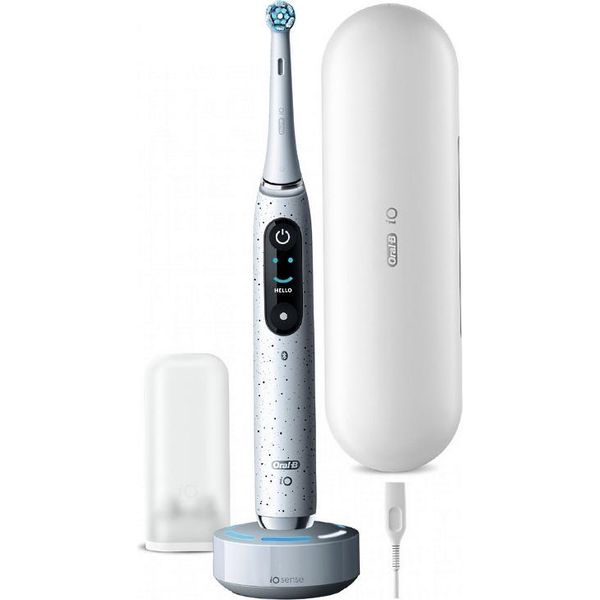 Oral-B Io Series 10 Spazzolino Elettrico Ricaricabile Bianco 7 Modalità Con Custodia-image