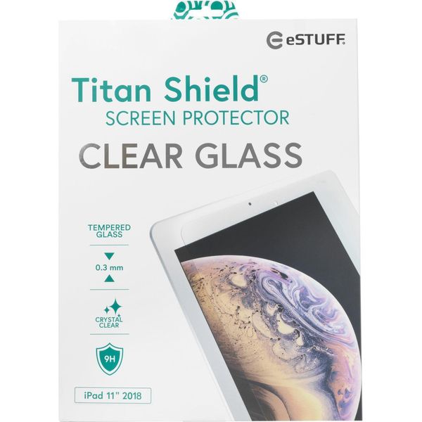 Estuff Titan Shield Clear Glass - Pellicola Protettiva Per Tablet - Vetro - 27,90Cm (11") - Trasparente - Per Apple 27,90Cm"-image