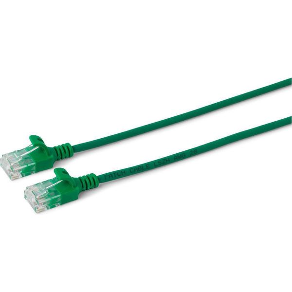 Microconnect W125628015 Cavo Di Rete 1,5 M Cat6A U/Utp (Utp) Verde (V-UTP6A015G-SLIM)-image