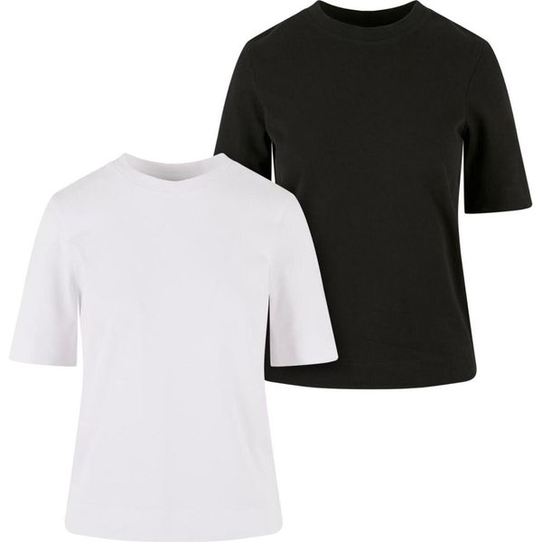 Urban Classics TB6123A | Ladies Classy Tee 2-Pack Ladies T-Shirts - Colore: Bianco+Nero - Taglia: Xs-image
