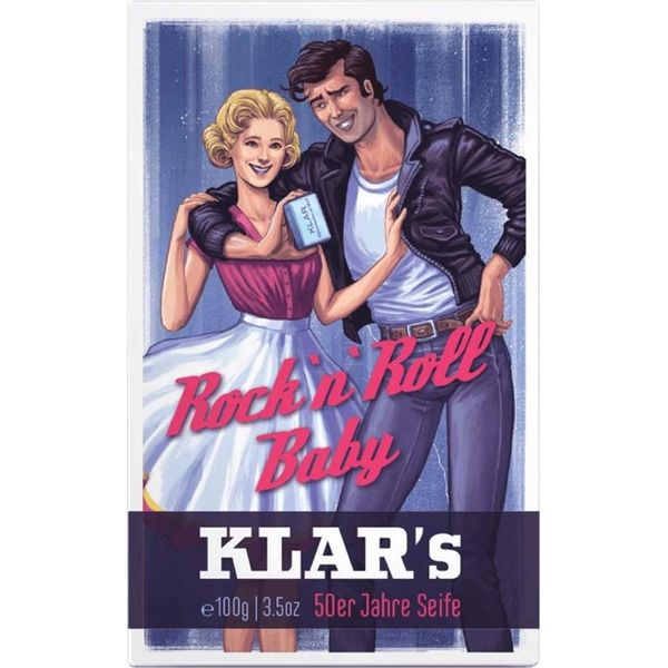 Klar Soaps 50S Retro Soap Rock'n'Roll 100G, Cosmos, Senza Olio Di Palma-image