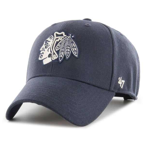 47 Brand Snapback Cap - Nhl Chicago Blackhawks Navy-image