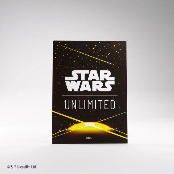 Manicotti Artistici Di Star Wars Unlimited - Retro Della Carta Giallo-image