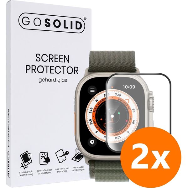 Solidale! Pellicola Protettiva Per Apple Watch Ultra (49 Mm) In Vetro Temperato - Duopack-image