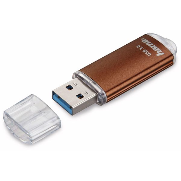 Hama Chiavetta Di Memoria Usb 3.0 Flashpen "Laeta"", 32 Gb, Marrone"-image