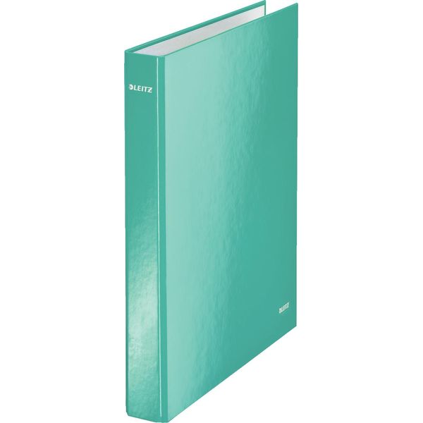 Raccoglitore Ad Anelli Leitz Wow, Din A4, Cartone Rigido, Blu Ghiaccio-image
