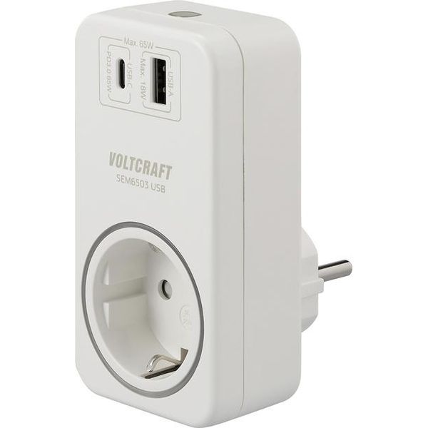 Voltcraft SEM6503 Misuratore Di Costi Energetici Interfaccia Usb Incl. Presa Wireless Esportazione Dati (VC-14514995)-image