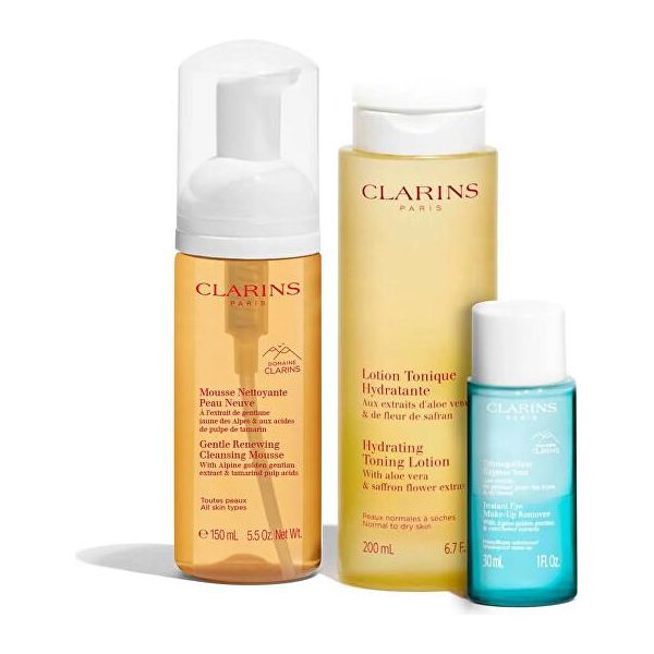 Clarins Essential Regenerating Cleansing, Donna, Pelle Normale, Detergente, Idratante, Rivitalizzante, Detergente Viso, Tonico Viso, Esfoliante, 200 Ml, Schiuma-image