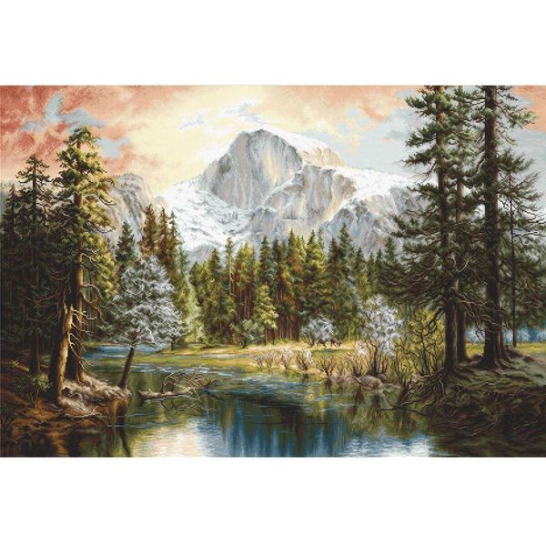 Luca-S Set Per Punto Croce "Naturwunder"; Schema Contato, 66X45Cm-image