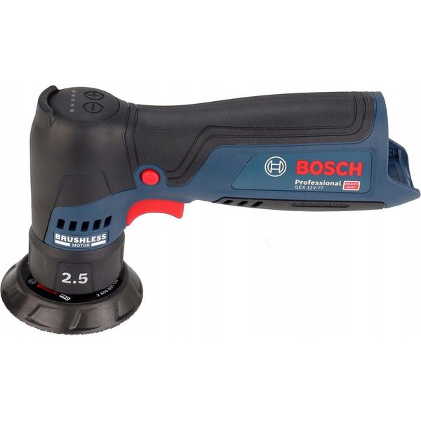 Levigatrice Rotorbitale A Batteria Bosch Professional Gex 12V-77 (C) Solo (06019L2100)-image