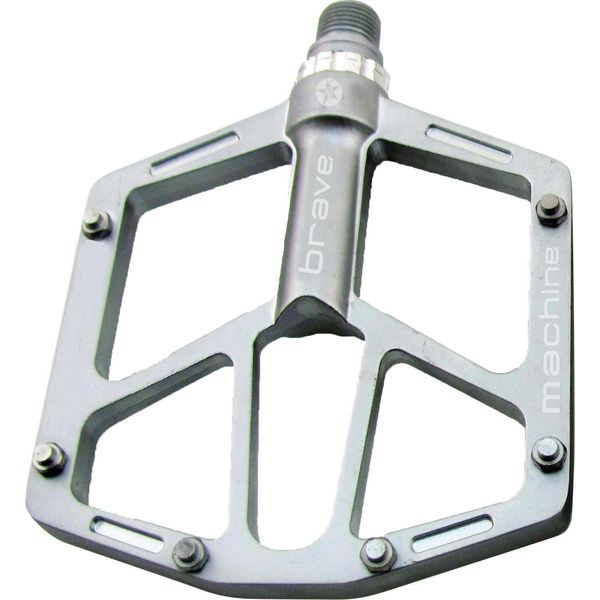 Pedale A Piattaforma Brave "Superthin"" Mod. 19 Sb-Verpa Argento"-image
