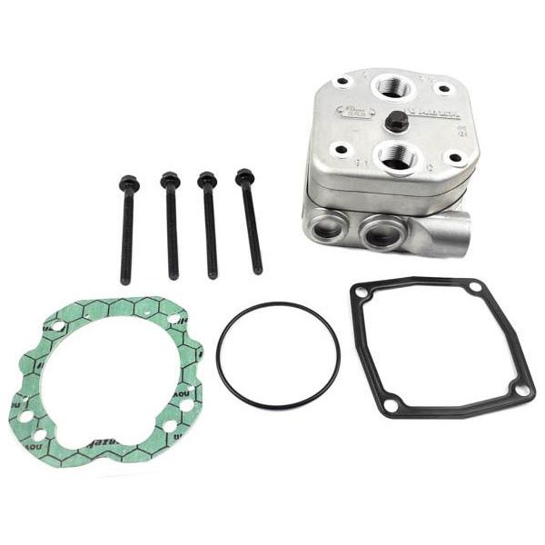 Kompressor Reparatursatz, Zylinderkopf + Deckel + Dichtungen | Man Tga-image