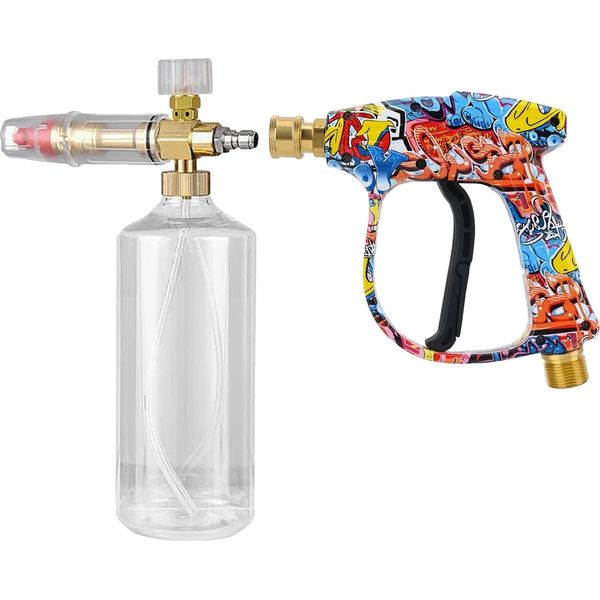Pistola A Spruzzo Per Idropulitrice, Alta Pressione, Connettore Rapido, Arancione-image