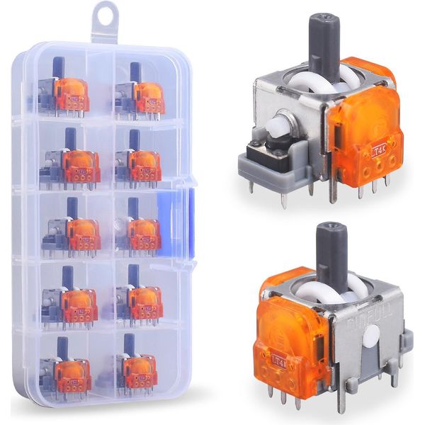 Inf Tmr Hall Joystick Arancione Per PS5, Kit Di Ricambio, 10 Pezzi-image