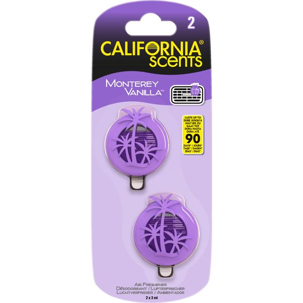 California Scents Deodorante Per Ambienti E303200802 Monterey Vanilla 2 Pezzi-image