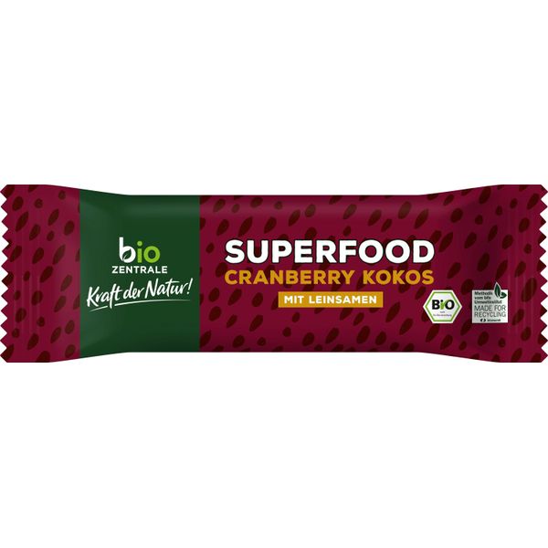 Barretta Superfood Biologica Al Mirtillo Rosso E Cocco-image