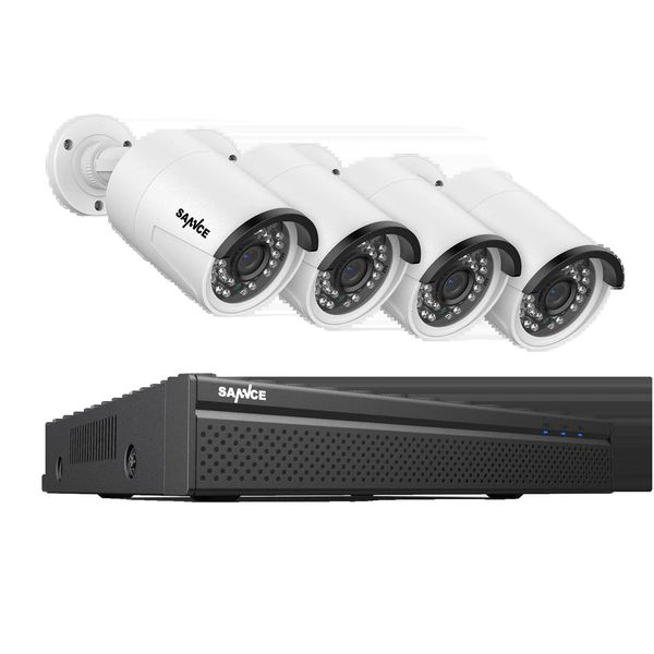 Sistema Di Sicurezza, Risoluzione Hd 5MP, Tecnologia Di Visione Notturna, 2T, 8CH 4Pcs 5MP-image