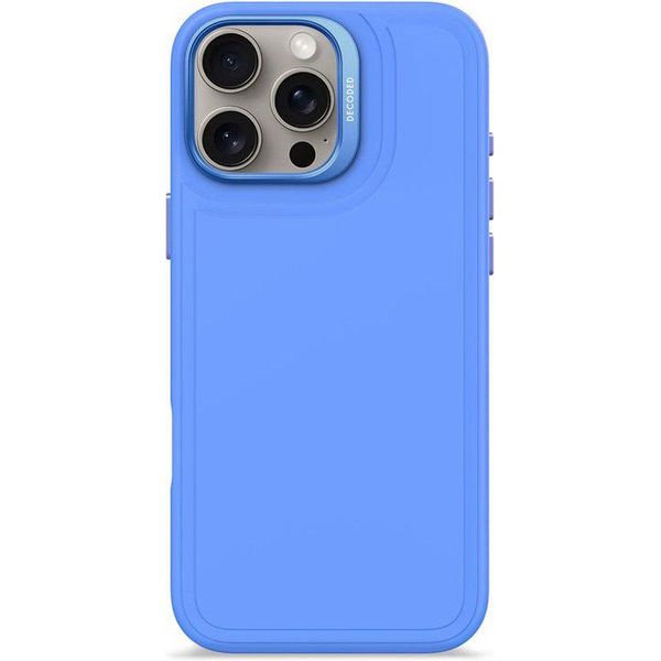 Etui Decoded Antimicrobial Silicone Stacks Backcover Z Magsafe Do Iphone 16 Pro Max - Niebieskie-image