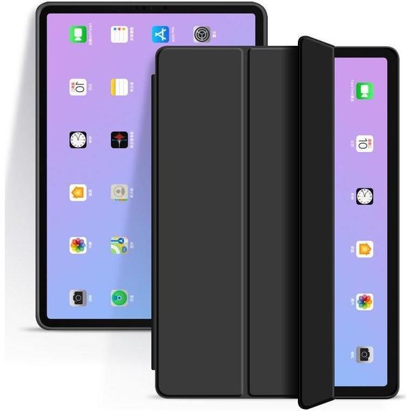 Estuff Denver Folio Case Ipad Air 11 2024. Blackpoliuretanoleather Front (ES68203100-BULK)-image