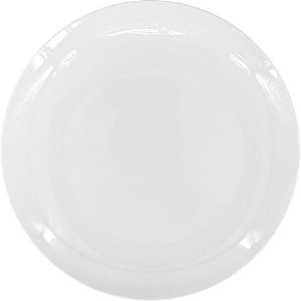 Piatto Basso In Porcellana Luna ø 28 Cm, Bianco-image