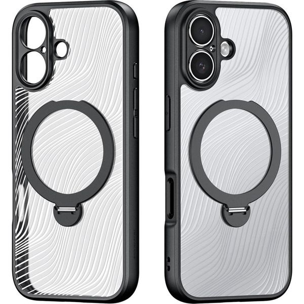 Dux Ducis Aimo Case Bumper Con Anello Magnetico E Supporto Custodia Per Cellulare Custodia Protettiva Compatibile Con Iphone 17 Air-image