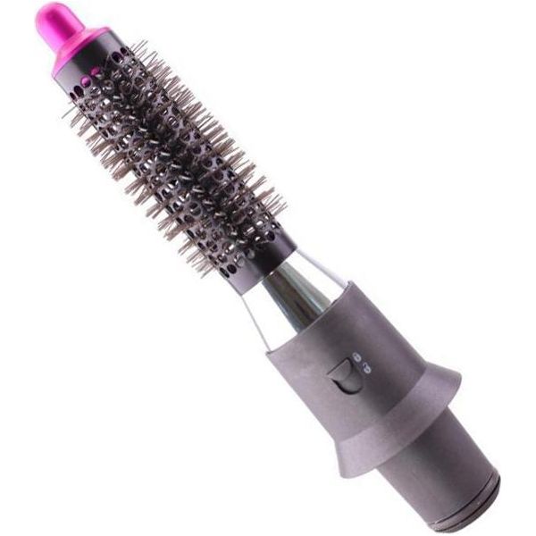 Inf Spazzola Rotonda Da 20 Mm Con Adattatore Per Asciugacapelli Dyson: Crea Ricci Invertiti Perfetti Rosa Rossa-image