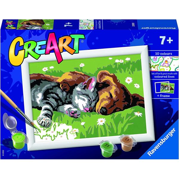 Ravensburger Creart Cane E Gatto Addormentati-image