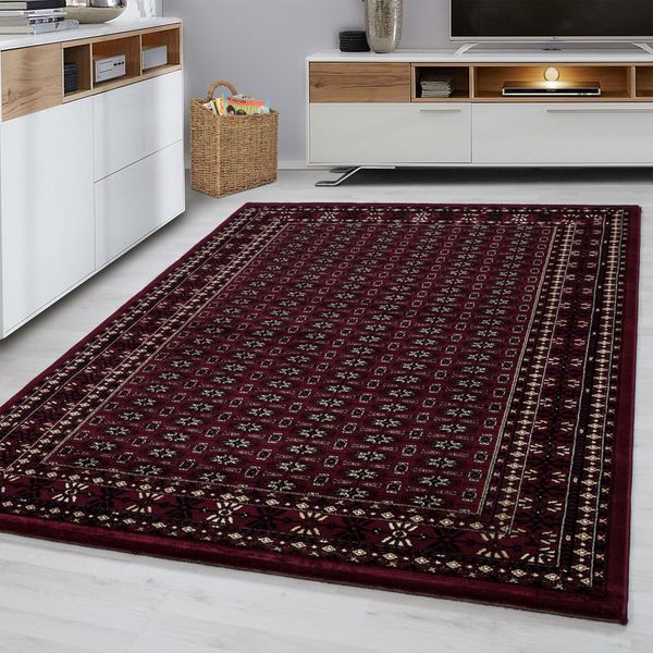 Tappeto Marrakesh A Pelo Corto Rettangolare 240X340Cm Rosso 0351-image